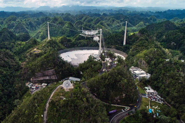 The Arecibo Observatory in Puerto Rico in 2018.